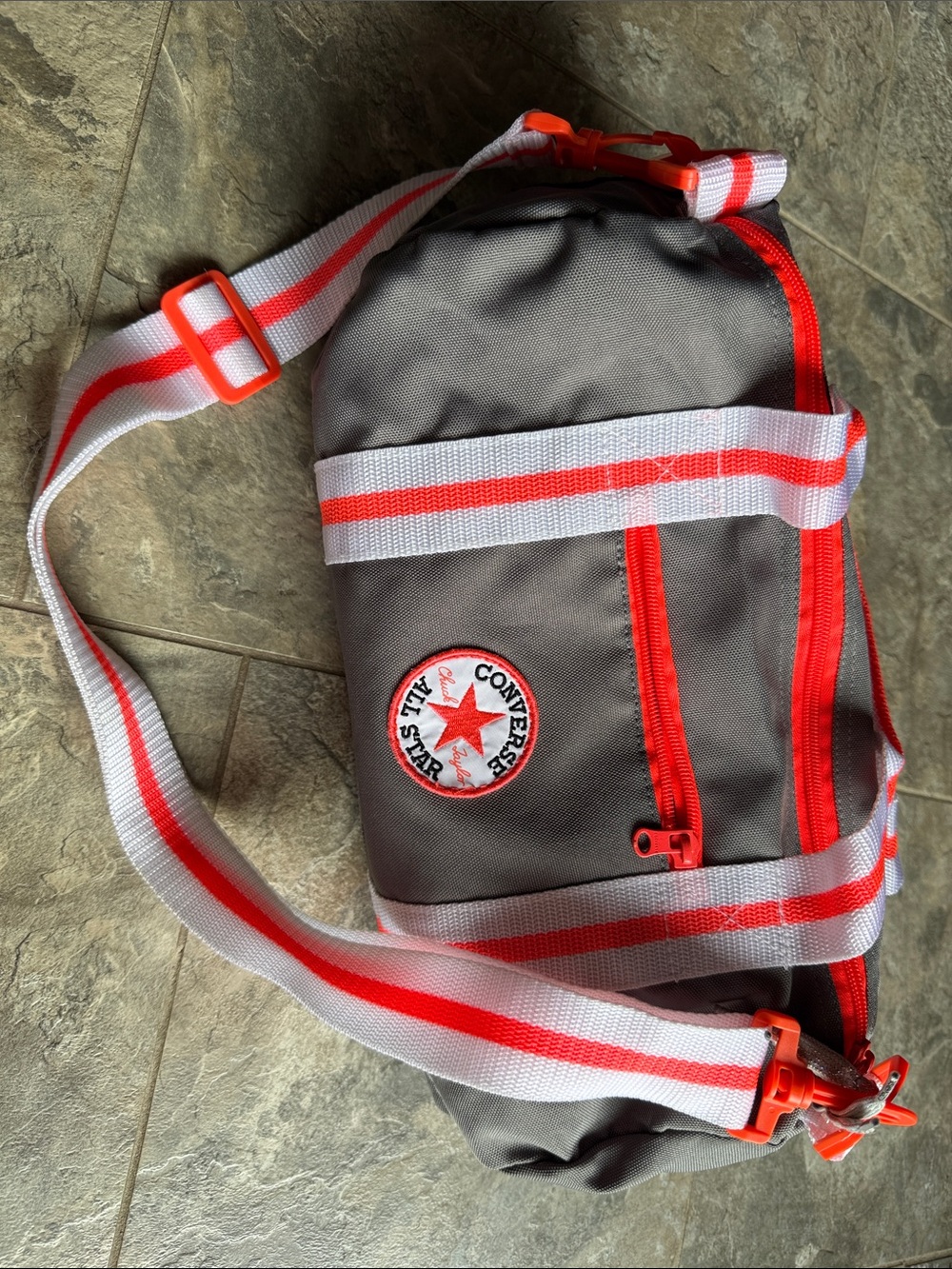 Converse Gray/Orange small duffle